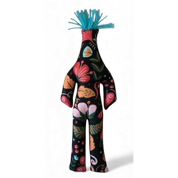Dammit Doll 12” Colorful Floral Print - Picture 3 of 3